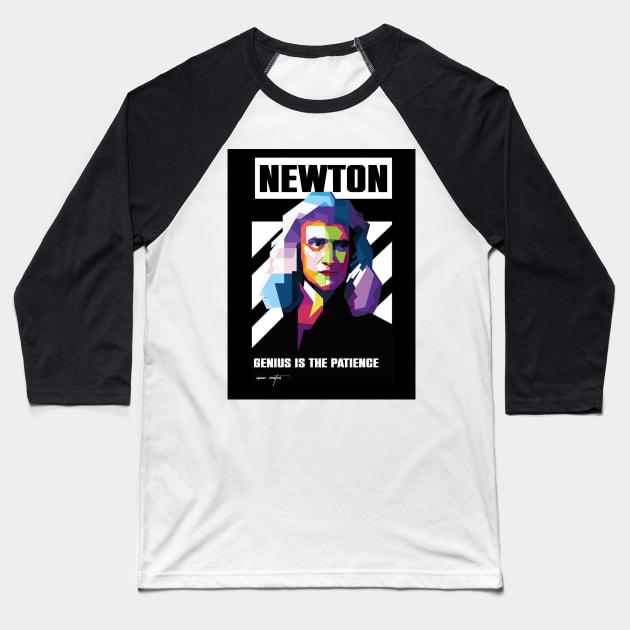 Newton Isaac Baseball T-Shirt by WPAP46